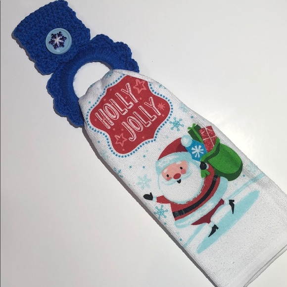 Christmas kitchen towel and oven towel hanger - Picture 4 of 4